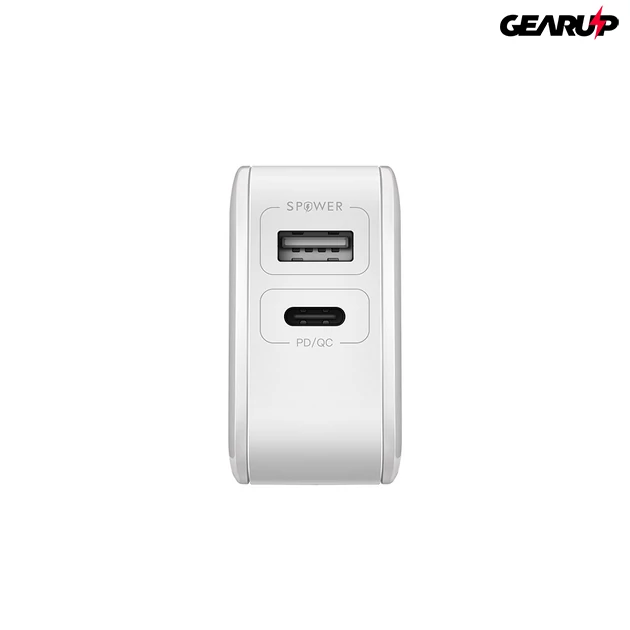 Kép 4/5 - BlitzWolf® BW-S11: USB és Type-C hálózati gyorstöltő - 30W
