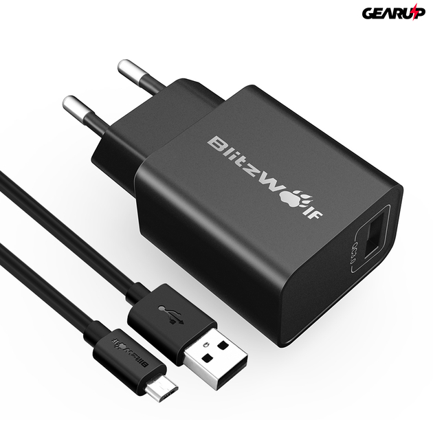 BlitzWolf® BW-S9: USB hálózati töltő adapter - 18W 1