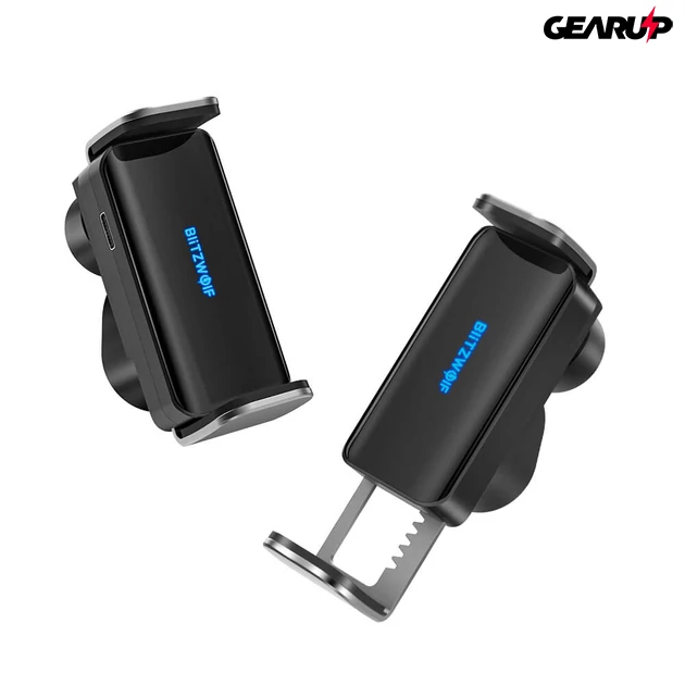 Kép 3/5 - BlitzWolf® BW-CF2 elektromos autós telefontartó univerzális telefon szélesség