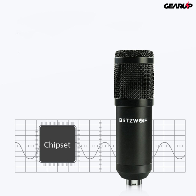 BlitzWolf® CM: streamer mikrofon