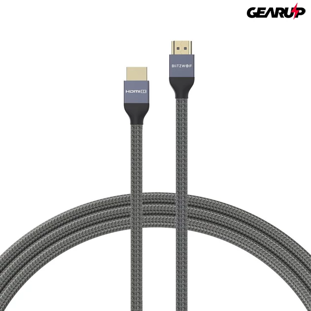 Kép 4/5 - BlitzWolf® BW-HDC5: 8K 48Gbps HDMI kábel (2M)