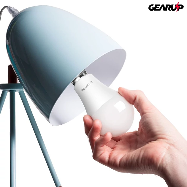 Kép 5/10 - BlitzWolf® BW-LT21: Okos led izzó E27, 900LM, 10W, 2700-6500k, App vezérléssel