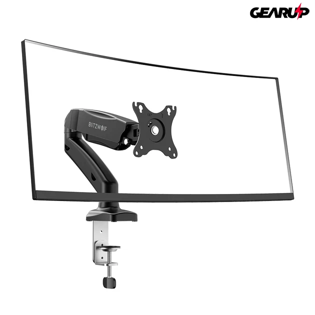 Kép 4/5 - BlitzWolf® BW-MS1: Monitor állvány asztalra pneumatikus karral