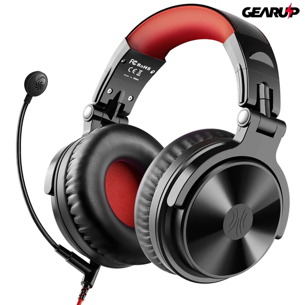 Kép 1/3 - OneOdio Pro M: vezeték nélküli Gamer fejhallgató - Fekete