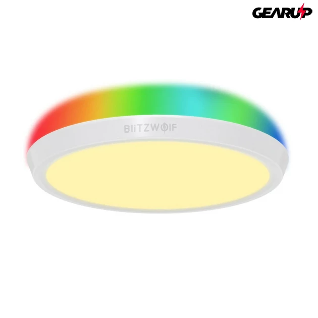 Kép 1/4 - BlitzWolf® BW-CLT1: intelligens LED mennyezeti lámpa változtatható színekkel
