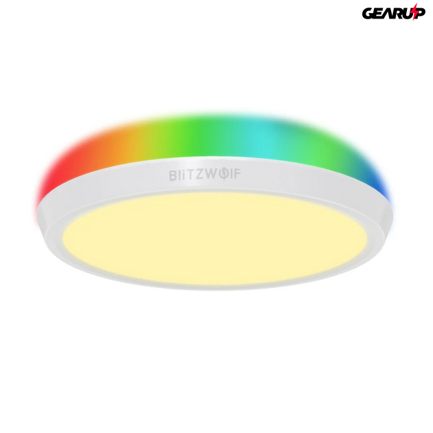 BlitzWolf® BW-CLT1: intelligens LED mennyezeti lámpa változtatható színekkel