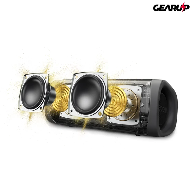 Kép 4/10 - EarFun Air Uboom L: vezeték nélküli bluetooth hordozható hangszóró - Akár 16 óra zenelejátszás