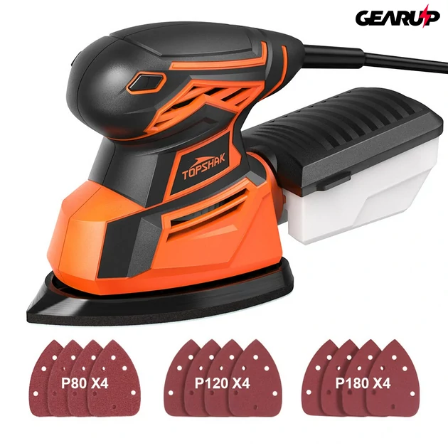 Kép 2/5 - Topshak TS-SD1: elektormos rezgőcsiszoló Kép 2/5 - Topshak TS-SD1: elektormos rezgőcsiszoló
