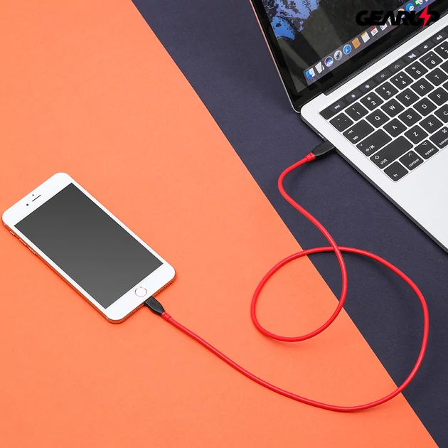 Kép 8/9 - BlitzWolf® BW-CL1: Type-C - Lightning gyorstöltő kábel iPhonehoz (PD 3.0) - 0.91m