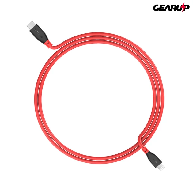 Kép 1/9 - BlitzWolf® BW-CL1: Type-C - Lightning gyorstöltő kábel iPhonehoz (PD 3.0) - 0.91m 1