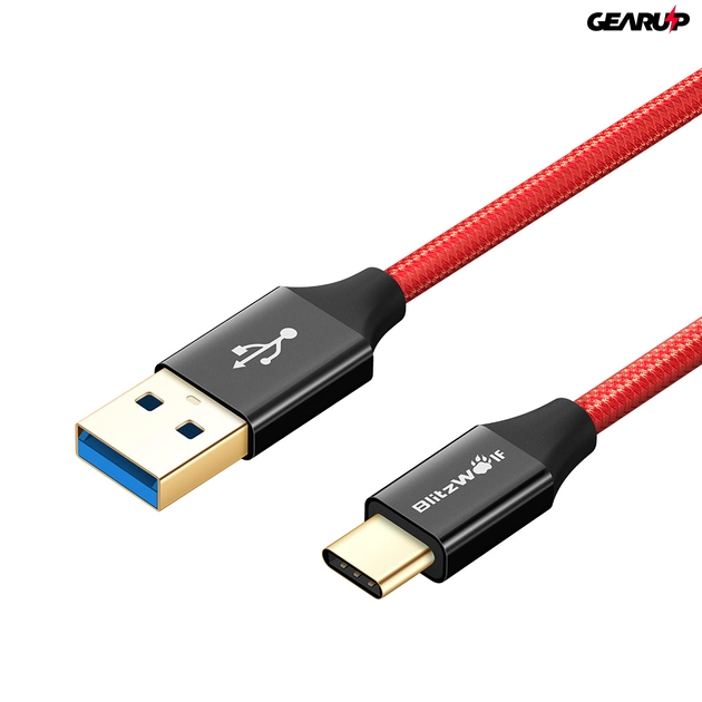 BlitzWolf® USB 3.0 Type-C töltő- és adatkábel (1m / 1.8m) 1