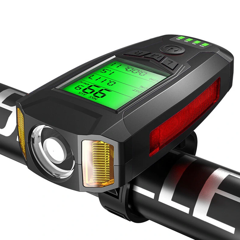 BIKIGHT kerékpárlámpa 4 féle üzemmóddal - 300 lm, 1200mAh