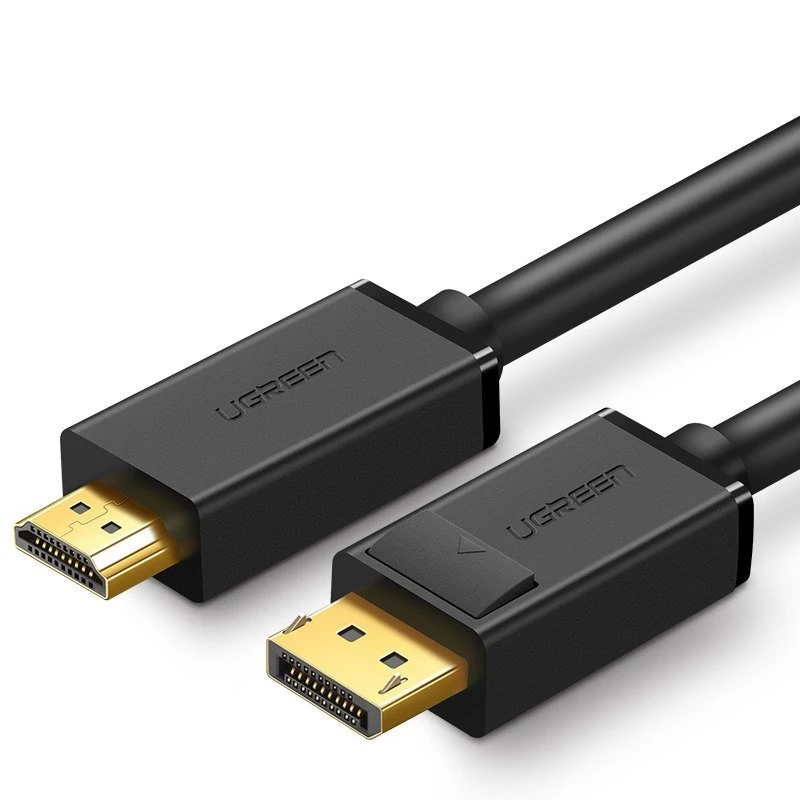 UGREEN DisplayPort / HDMI 1080p kábel, 3m (fekete)