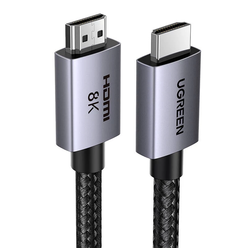 UGREEN extra erős HDMI 8K fonott kábel, 1m (fekete)