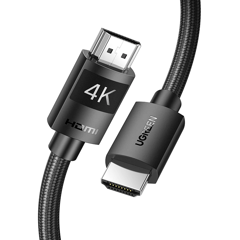 UGREEN 4K HDMI-kábel, fonott, 2m (fekete)