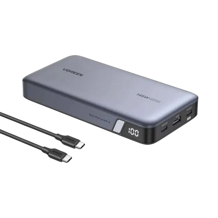 UGREEN Nexode kijelzős powerbank Thermal Guard technológiával, 25000mAh, 145W
