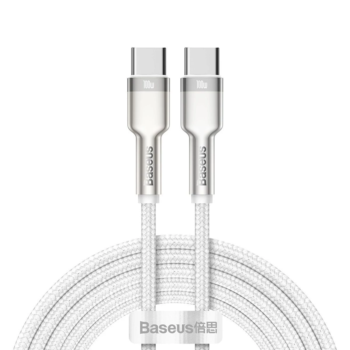 Baseus Cafule USB-C/USB-C kábel, 100 W, 2 m (fehér)