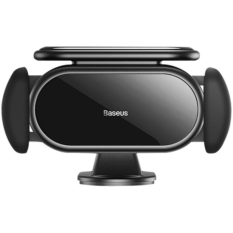 Baseus Steel Cannon Pro napelemes autós telefontartó (fekete)