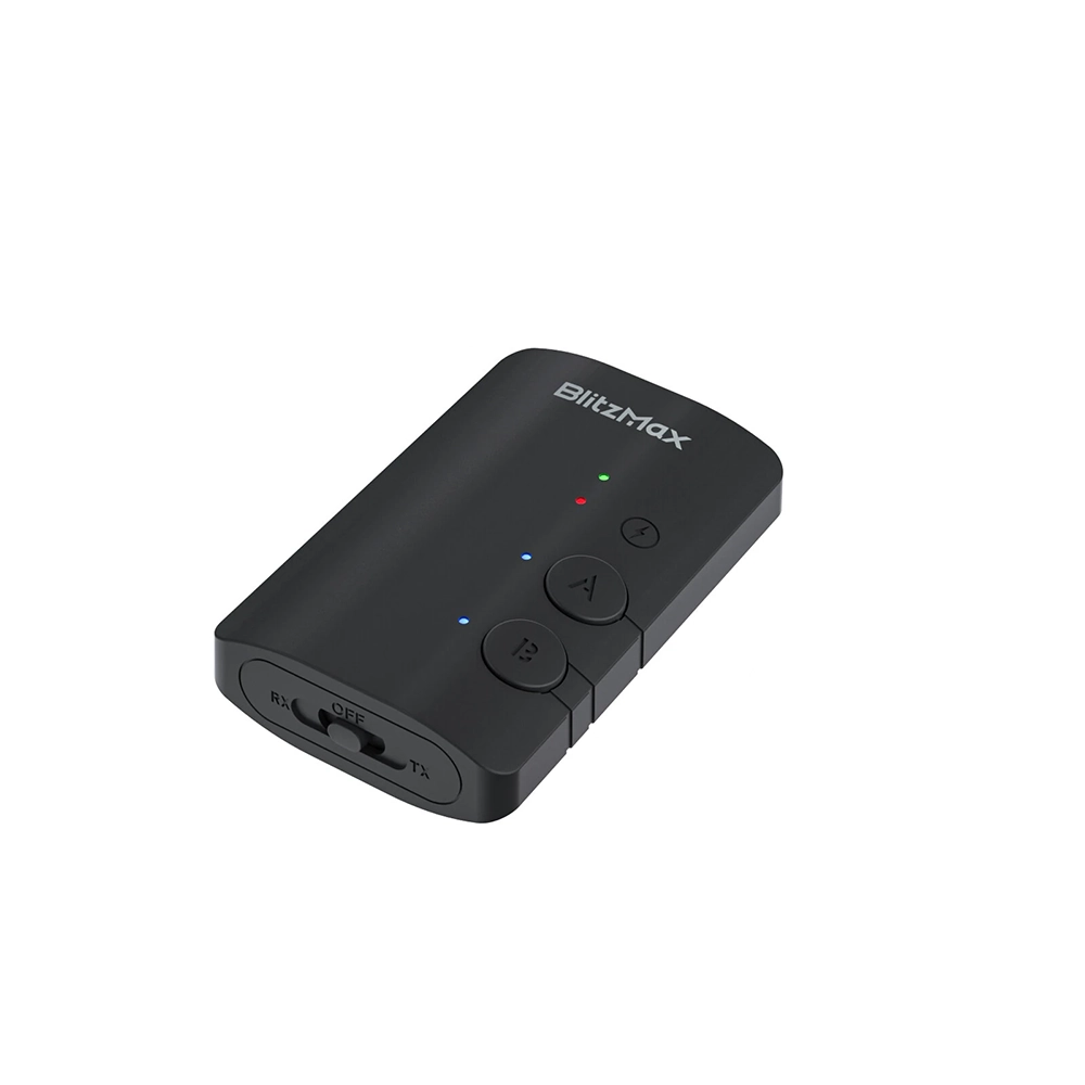 BlitzMax BM-LE505 állítható adó-vevő bluetooth transzmitter AptX támogatással