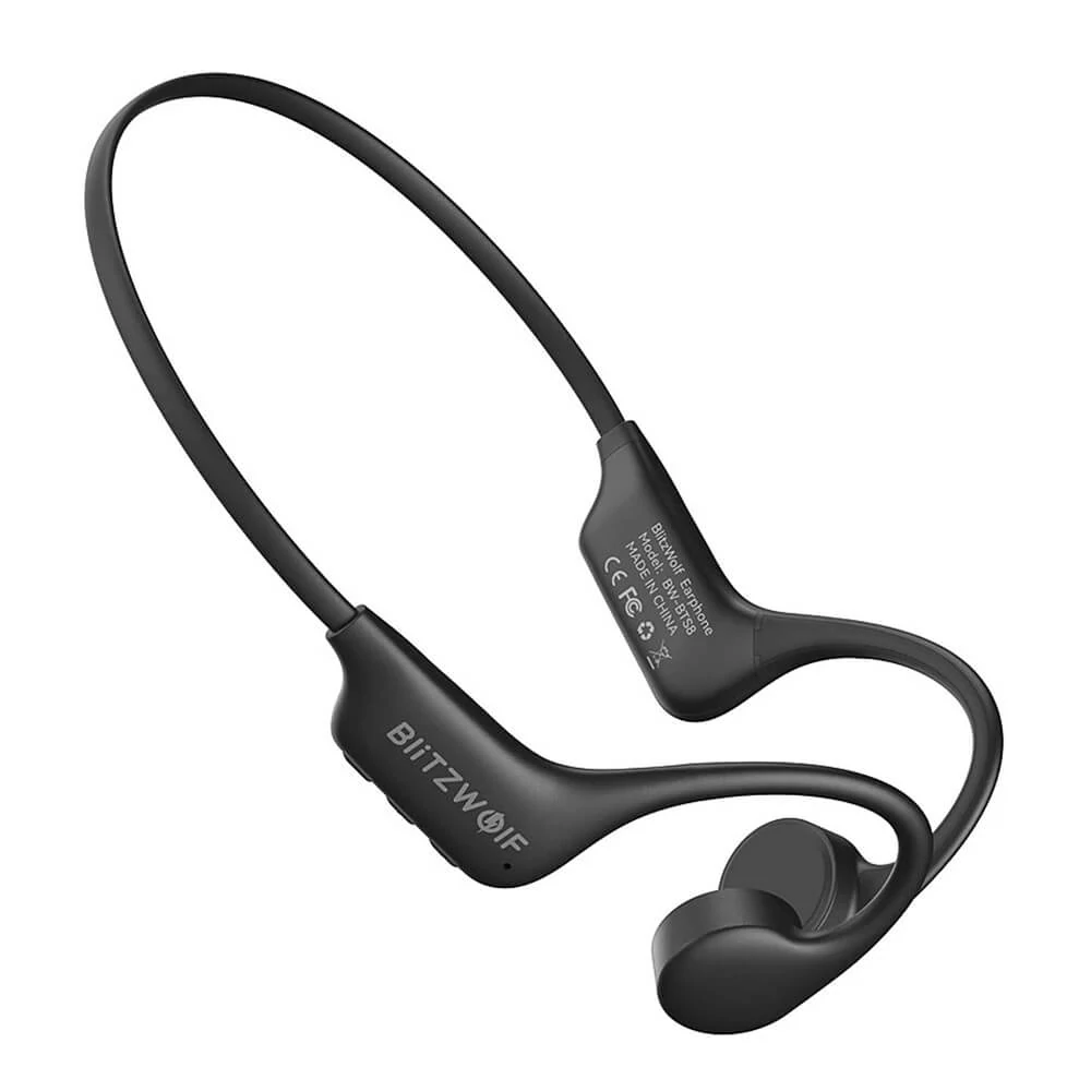 BlitzWolf BW-BTS8 csontrezgéses, kényelmes fülhallgató beépített 32GB memóriával, IPX8 vízállóság - Újracsomagolt