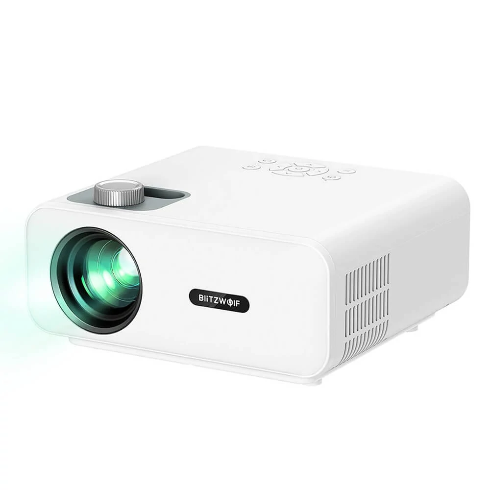 BlitzWolf BW-V5 1080p házimozi LED projektor, 9000 lumen, beépített hangszóróval