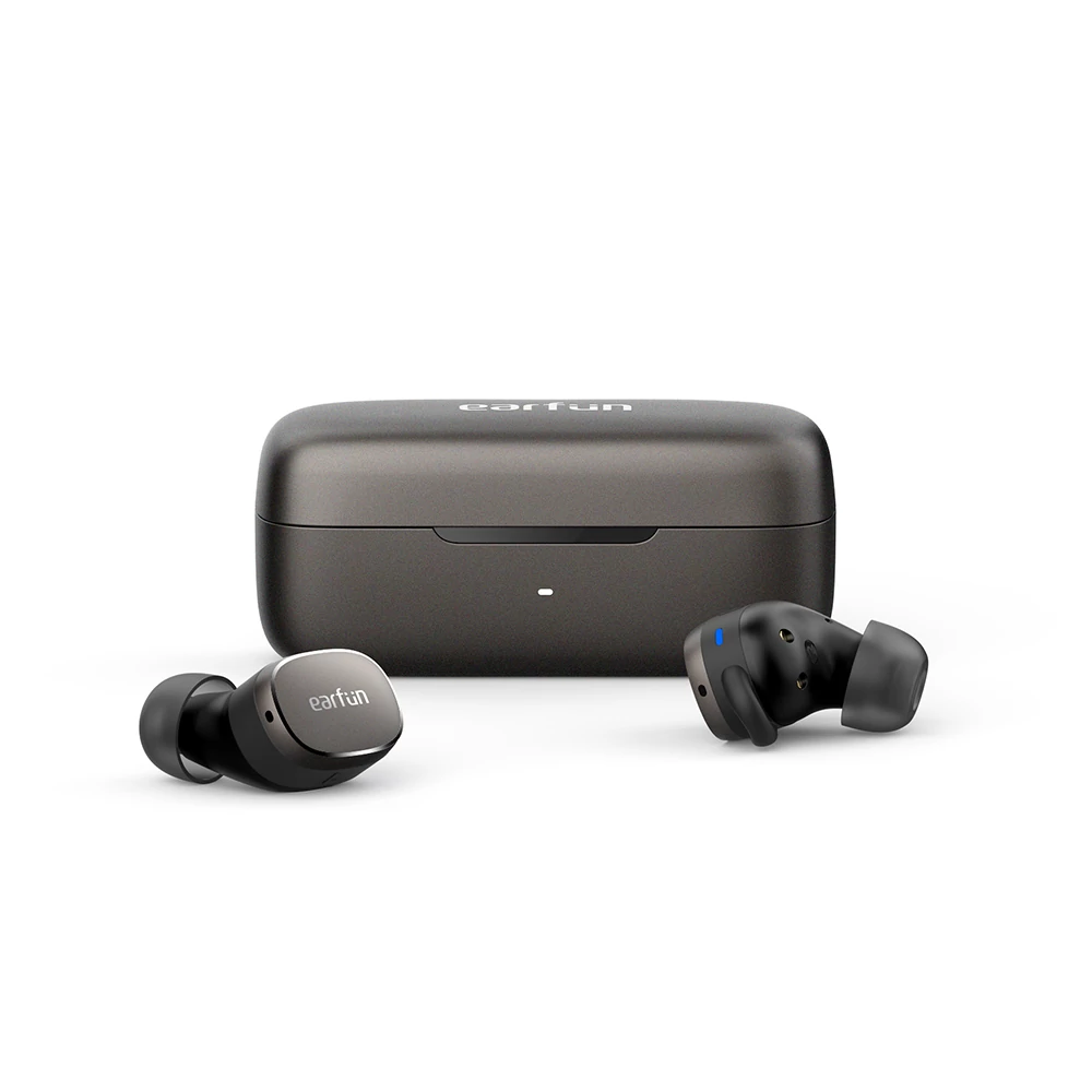 EarFun Free Pro 3 extra könnyű Snapdragon Sound fülhallgató, zajszűrés, 6 mikrofon - Fekete