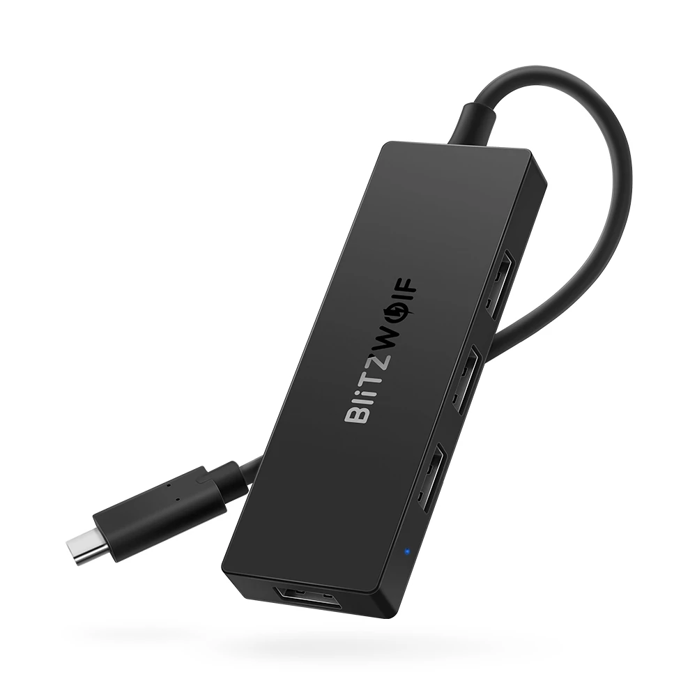 BlitzWolf BW-TH3 4 az 1-ben USB 3.0 Type-C elosztó HUB OTG funkcióval