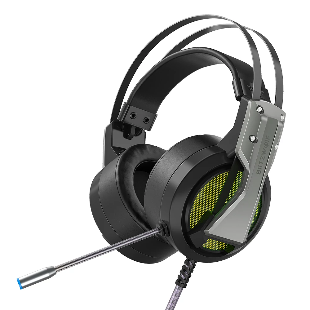 BlitzWolf BW-GH1 7.1 gamer fejhallgató RGB leddel