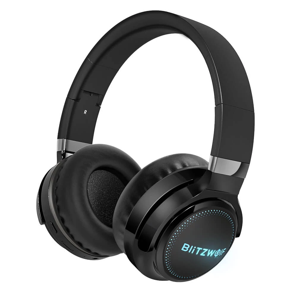 BlitzWolf BW-HP0 Pro Bluetooth fejhallgató RGB leddel és akár 42 órás üzemidővel