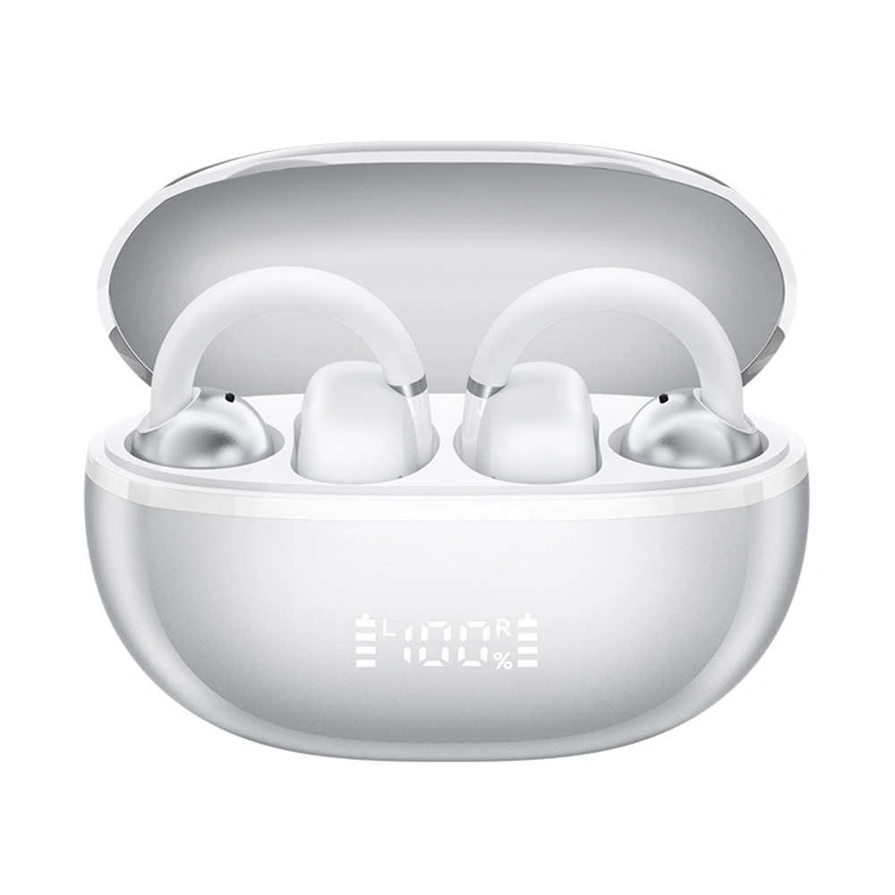 Xiaomi Haylou Airfree fülre kapaszkodós vezeték nélküli akkumulátor kijelzős fülhallgató (fehér)