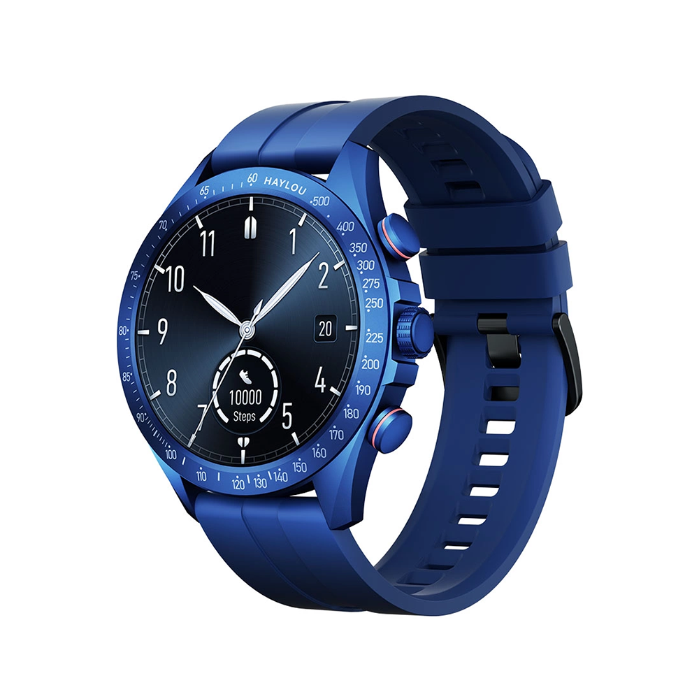 Haylou Solar Pro okosóra, AMOLED kijelző, 2ATM vízállóság, Bluetooth hívás - Kék