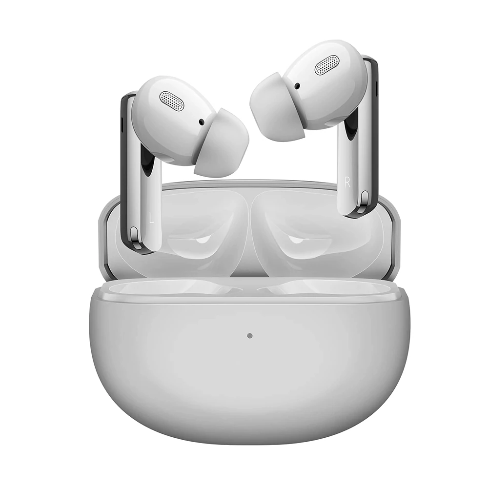 Xiaomi Haylou W1 ANC vezeték nélküli zajszűrős prémium fülhallgató 6 mikrofonnal, 2024-es modell (fehér)