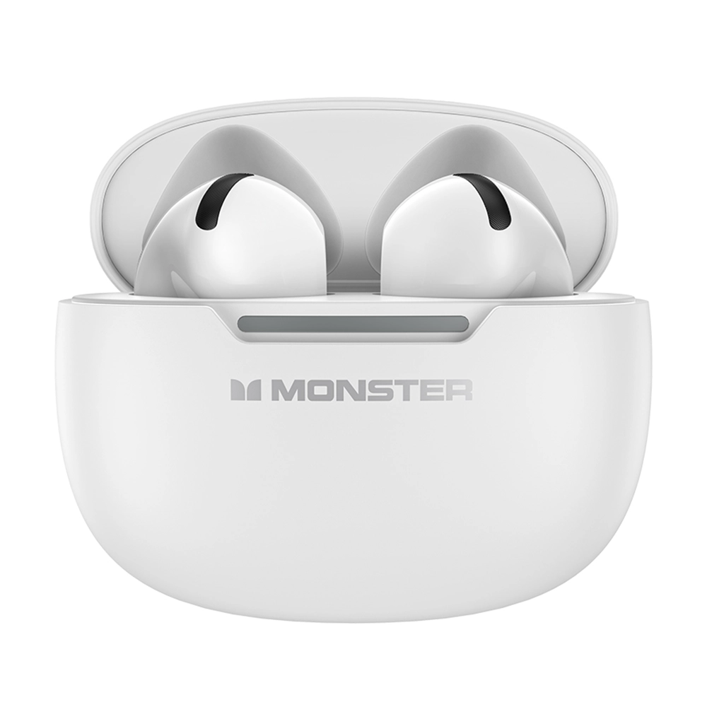 Monster N-Lite 208 vezeték nélküli fülhallgató 30 órás lejátszási idővel - Fehér