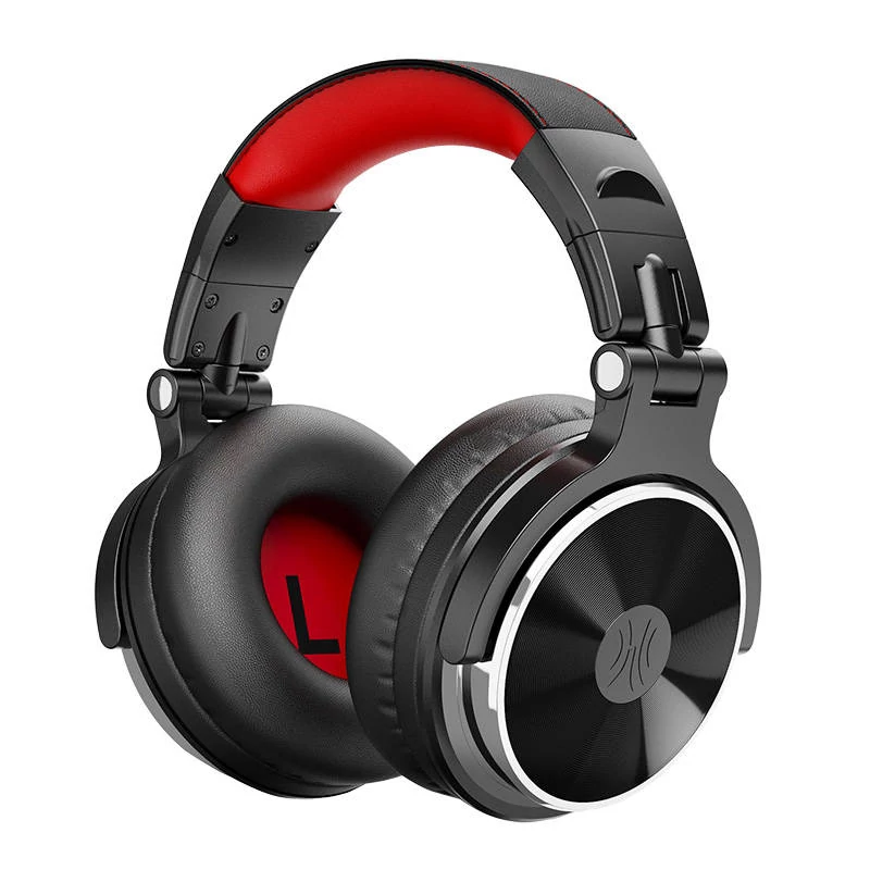 OneOdio Studio Pro 10 vezetékes DJ fejhallgató - Hi-Res Audio (piros)