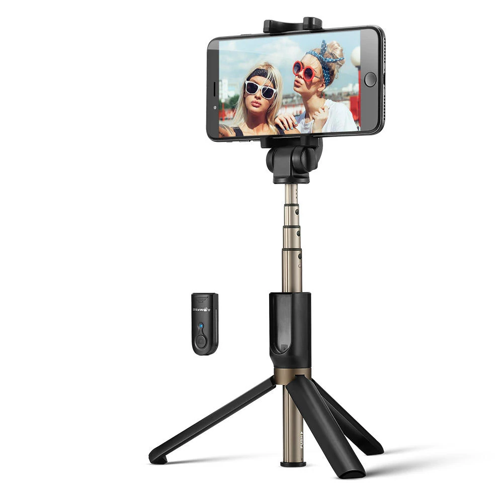 BlitzWolf BW-BS3 360 fokos multifunkciós selfie bot - Fekete