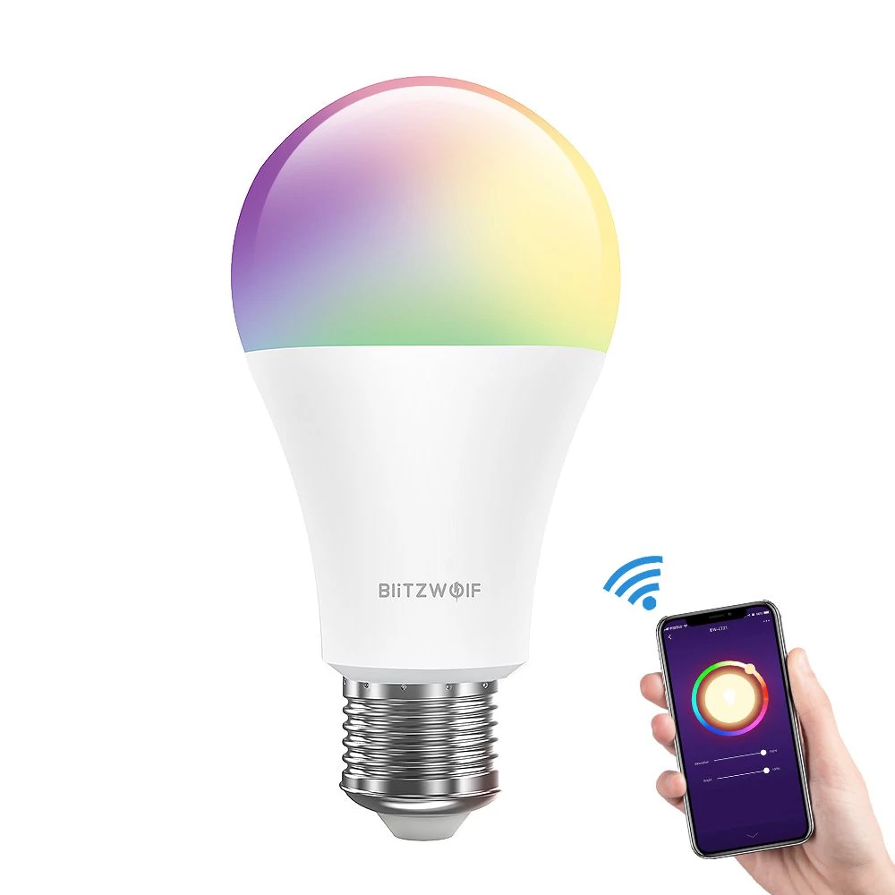 BlitzWolf BW-LT21 Okos led izzó E27, 900LM, 10W, 3000k, App vezérléssel