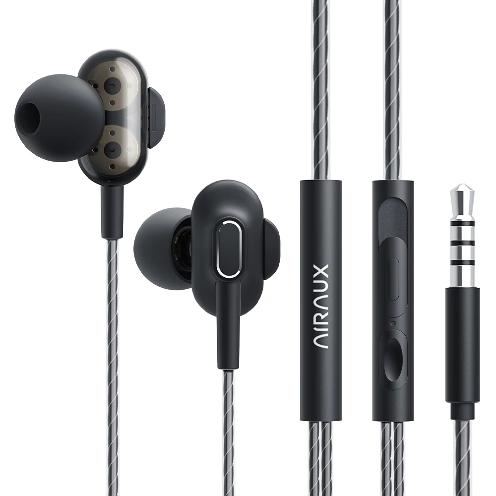 BlitzWolf AIRAUX AA-HE4 3.5mm vezetékes fülhallgató mikrofonnal, meeting headset